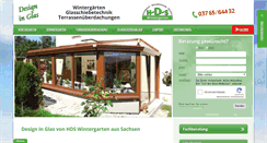 Desktop Screenshot of hds-wintergarten.de