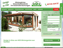 Tablet Screenshot of hds-wintergarten.de